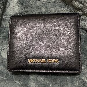 Black Michael Kors Carryall Card Case Wallet